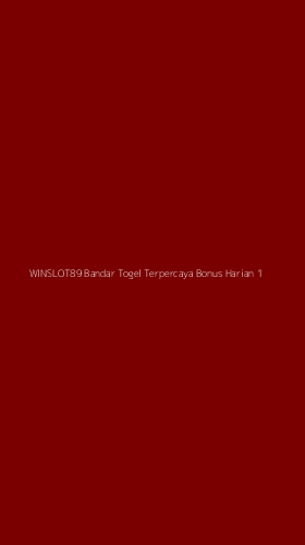 Tampilan Antarmuka Aplikasi Winslot89 Bandar Togel Terpercaya Bonus Harian - 1