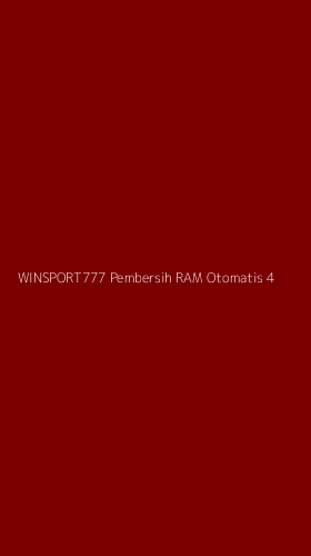 Tampilan Antarmuka Aplikasi Winsport777 Pembersih Ram Otomatis - 4