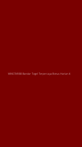 Tampilan Antarmuka Aplikasi Winstar88 Bandar Togel Terpercaya Bonus Harian - 4