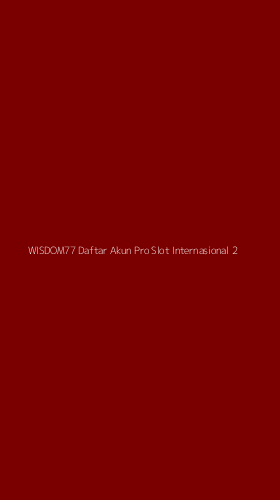 Tampilan Antarmuka Aplikasi Wisdom77 Daftar Akun Pro Slot Internasional - 2