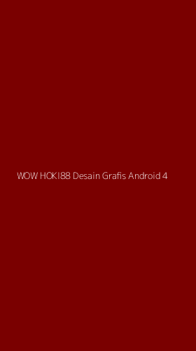 Tampilan Antarmuka Aplikasi Wow Hoki88 Desain Grafis Android - 4