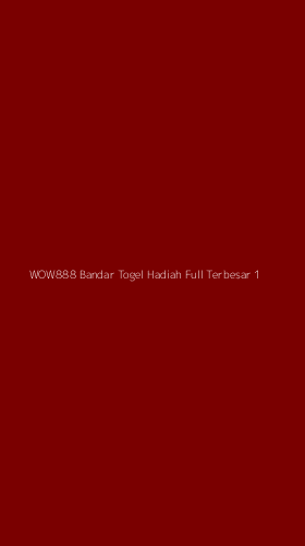 Tampilan Antarmuka Aplikasi Wow888 Bandar Togel Hadiah Full Terbesar - 1