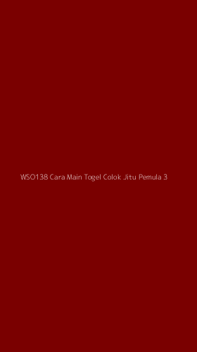 Tampilan Antarmuka Aplikasi Wso138 Cara Main Togel Colok Jitu Pemula - 3