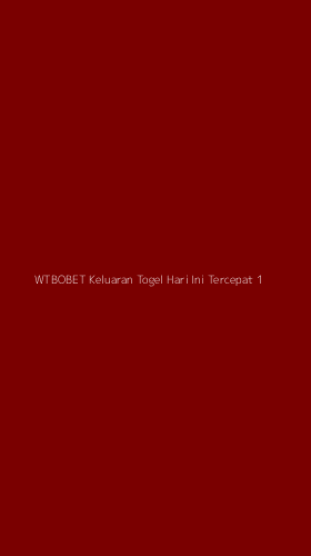 Tampilan Antarmuka Aplikasi Wtbobet Keluaran Togel Hari Ini Tercepat - 1