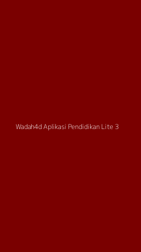 Tampilan Antarmuka Aplikasi Wadah4d Aplikasi Pendidikan Lite - 3