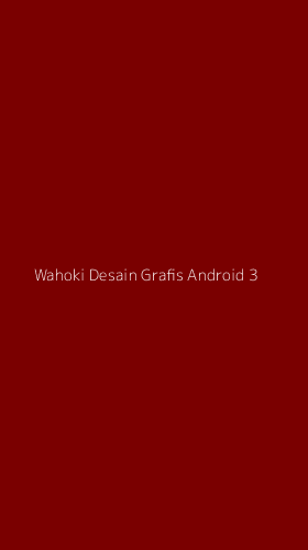 Tampilan Antarmuka Aplikasi Wahoki Desain Grafis Android - 3