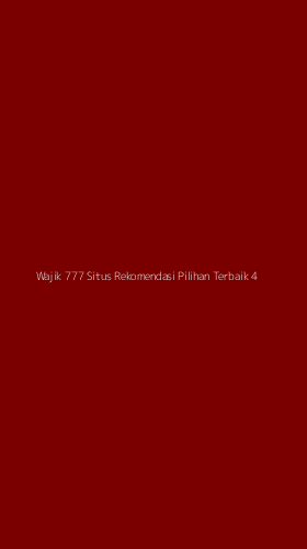 Tampilan Antarmuka Aplikasi Wajik 777 Situs Rekomendasi Pilihan Terbaik - 4
