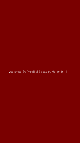 Tampilan Antarmuka Aplikasi Wakanda189 Prediksi Bola Jitu Malam Ini - 4