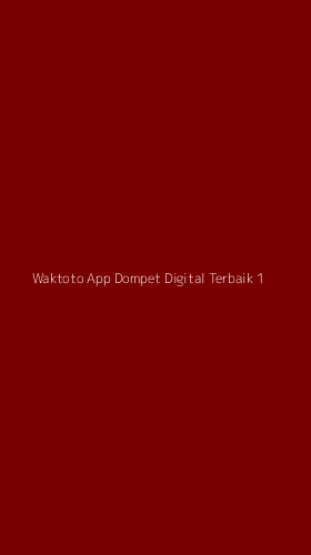 Tampilan Antarmuka Aplikasi Waktoto App Dompet Digital Terbaik - 1