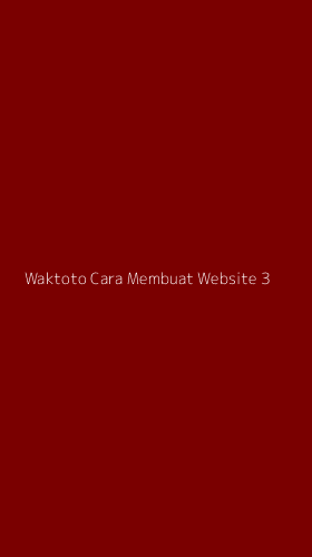 Tampilan Antarmuka Aplikasi Waktoto Cara Membuat Website - 3