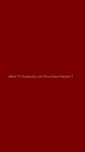 Tampilan Antarmuka Aplikasi Walet777 Kumpulan Link Situs Game Populer - 3