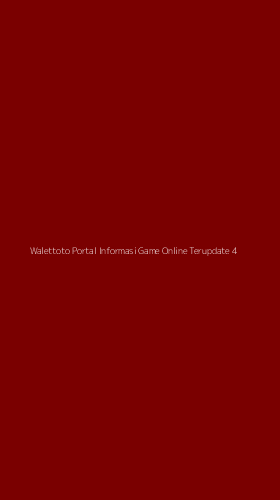 Tampilan Antarmuka Aplikasi Walettoto Portal Informasi Game Online Terupdate - 4