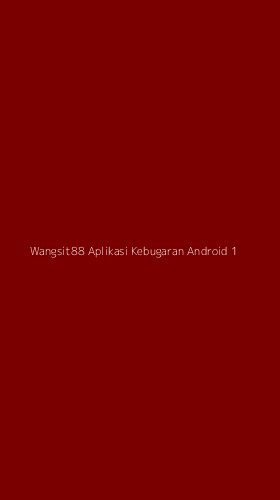 Tampilan Antarmuka Aplikasi Wangsit88 Aplikasi Kebugaran Android - 1