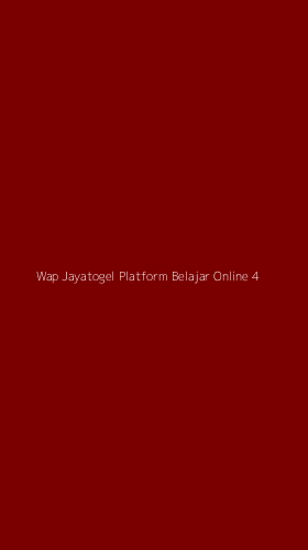 Tampilan Antarmuka Aplikasi Wap Jayatogel Platform Belajar Online - 4