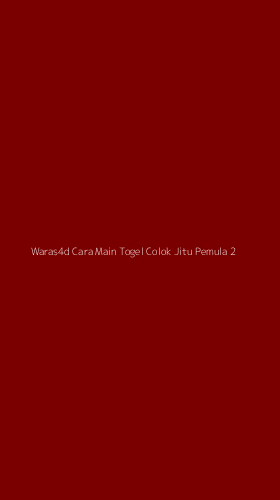 Tampilan Antarmuka Aplikasi Waras4d Cara Main Togel Colok Jitu Pemula - 2