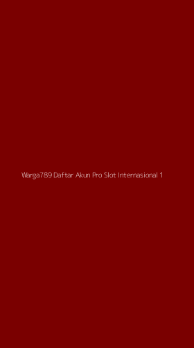 Tampilan Antarmuka Aplikasi Warga789 Daftar Akun Pro Slot Internasional - 1