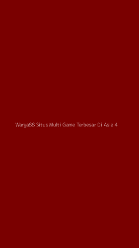 Tampilan Antarmuka Aplikasi Warga88 Situs Multi Game Terbesar Di Asia - 4