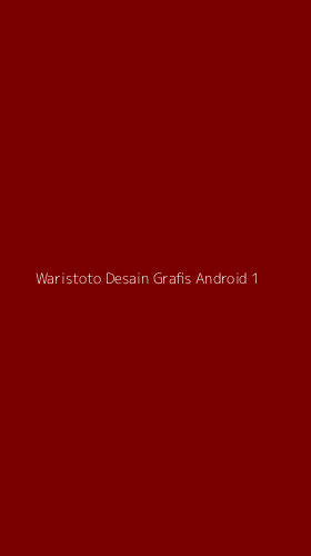 Tampilan Antarmuka Aplikasi Waristoto Desain Grafis Android - 1