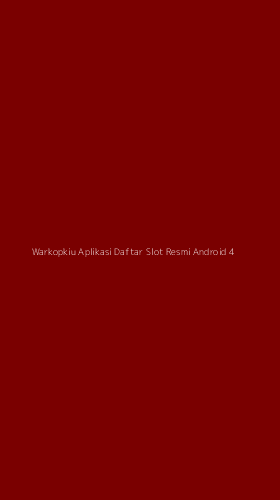 Tampilan Antarmuka Aplikasi Warkopkiu Aplikasi Daftar Slot Resmi Android - 4
