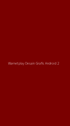 Tampilan Antarmuka Aplikasi Warnetplay Desain Grafis Android - 2