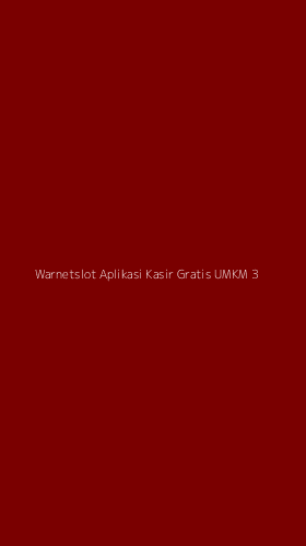 Tampilan Antarmuka Aplikasi Warnetslot Aplikasi Kasir Gratis Umkm - 3