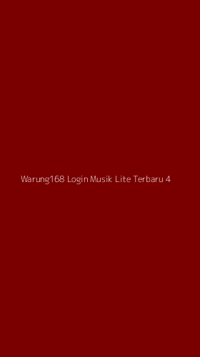 Tampilan Antarmuka Aplikasi Warung168 Login Musik Lite Terbaru - 4