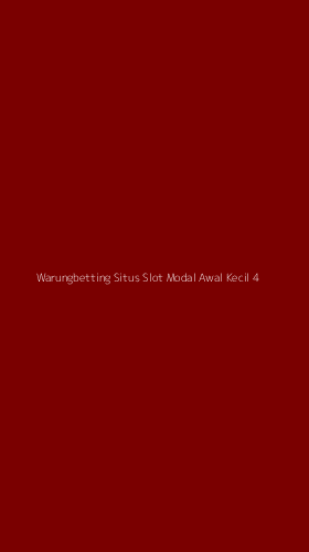 Tampilan Antarmuka Aplikasi Warungbetting Situs Slot Modal Awal Kecil - 4