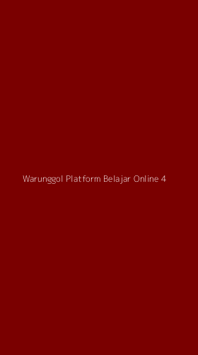 Tampilan Antarmuka Aplikasi Warunggol Platform Belajar Online - 4