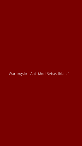 Tampilan Antarmuka Aplikasi Warungslot Apk Mod Bebas Iklan - 1