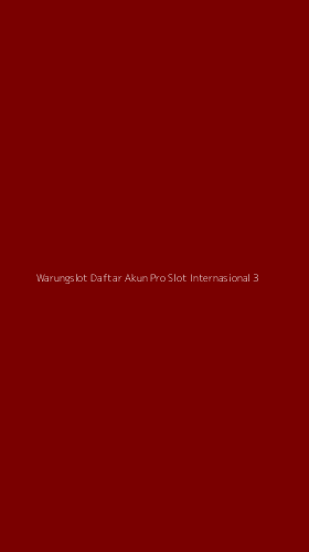 Tampilan Antarmuka Aplikasi Warungslot Daftar Akun Pro Slot Internasional - 3