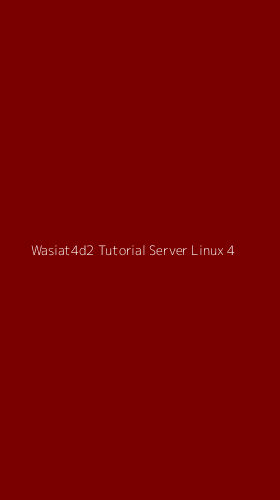 Tampilan Antarmuka Aplikasi Wasiat4d2 Tutorial Server Linux - 4