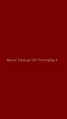 Tampilan Antarmuka Aplikasi Waslot Panduan Seo Terlengkap - 4