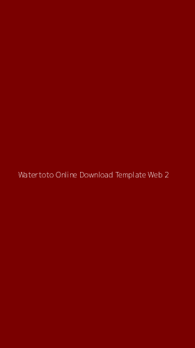 Tampilan Antarmuka Aplikasi Watertoto Online Download Template Web - 2