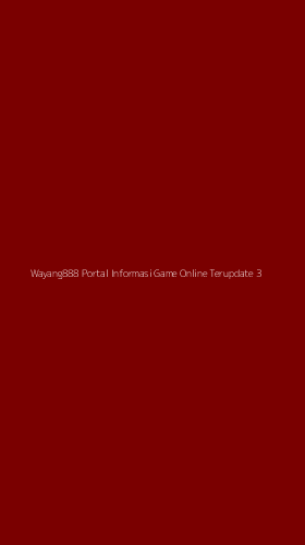 Tampilan Antarmuka Aplikasi Wayang888 Portal Informasi Game Online Terupdate - 3
