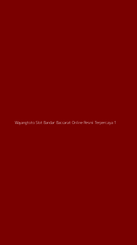Tampilan Antarmuka Aplikasi Wayangtoto Slot Bandar Baccarat Online Resmi Terpercaya - 1