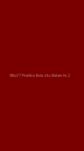 Tampilan Antarmuka Aplikasi Wbo77 Prediksi Bola Jitu Malam Ini - 2
