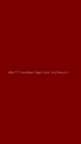 Tampilan Antarmuka Aplikasi Wbo777 Cara Main Togel Colok Jitu Pemula - 1