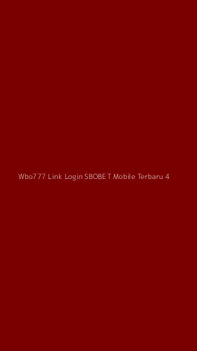 Tampilan Antarmuka Aplikasi Wbo777 Link Login Sbobet Mobile Terbaru - 4