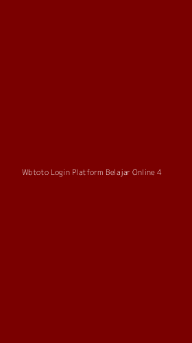 Tampilan Antarmuka Aplikasi Wbtoto Login Platform Belajar Online - 4