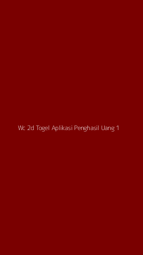 Tampilan Antarmuka Aplikasi Wc 2d Togel Aplikasi Penghasil Uang - 1