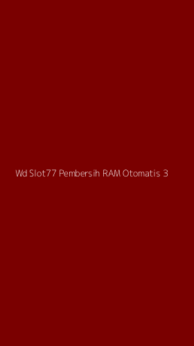 Tampilan Antarmuka Aplikasi Wd Slot77 Pembersih Ram Otomatis - 3