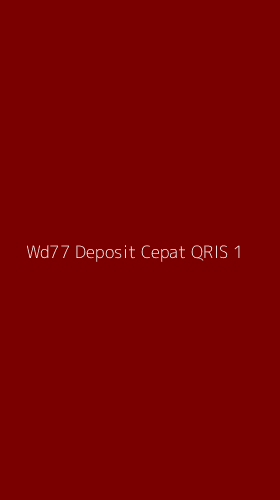 Tampilan Antarmuka Aplikasi Wd77 Deposit Cepat Qris - 1