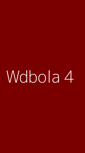 Tampilan Antarmuka Aplikasi Wdbola - 4