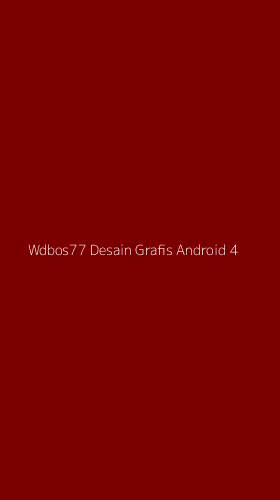 Tampilan Antarmuka Aplikasi Wdbos77 Desain Grafis Android - 4