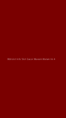 Tampilan Antarmuka Aplikasi Wdrslot Info Slot Gacor Maxwin Malam Ini - 4