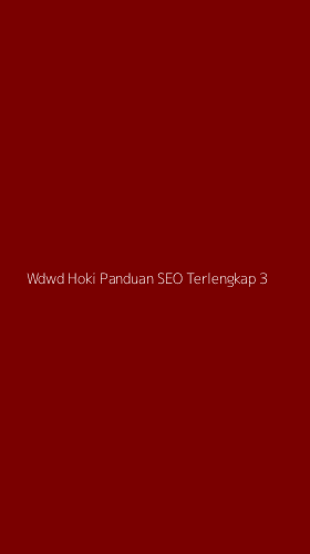 Tampilan Antarmuka Aplikasi Wdwd Hoki Panduan Seo Terlengkap - 3