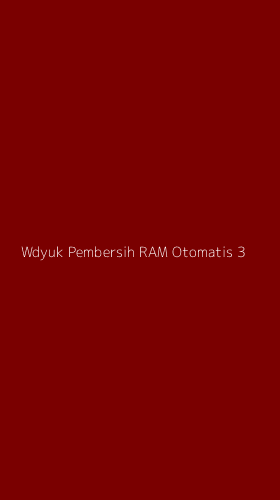 Tampilan Antarmuka Aplikasi Wdyuk Pembersih Ram Otomatis - 3