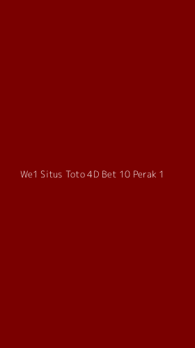 Tampilan Antarmuka Aplikasi We1 Situs Toto 4d Bet 10 Perak - 1
