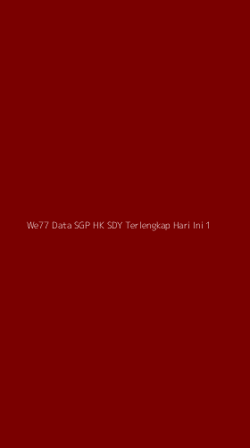 Tampilan Antarmuka Aplikasi We77 Data Sgp Hk Sdy Terlengkap Hari Ini - 1