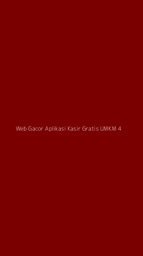 Tampilan Antarmuka Aplikasi Web Gacor Aplikasi Kasir Gratis Umkm - 4
